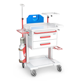 Wózek reanimacyjny OR-2ABS z wyposażeniem