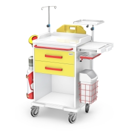Wózek medyczny reanimacyjny REN-02/ABS