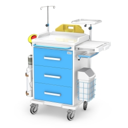 Wózek medyczny reanimacyjny REN-03/ABS